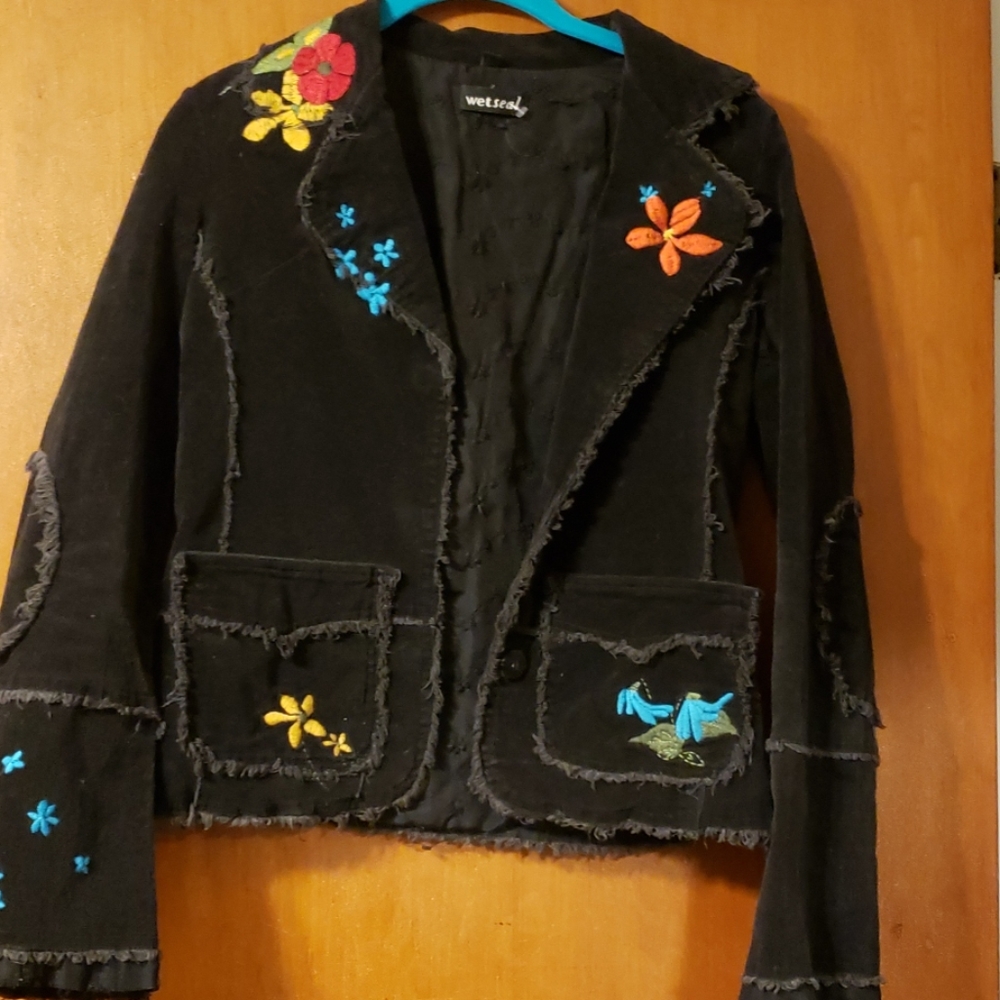 Wet SeaL Embroidered Jacket, size small